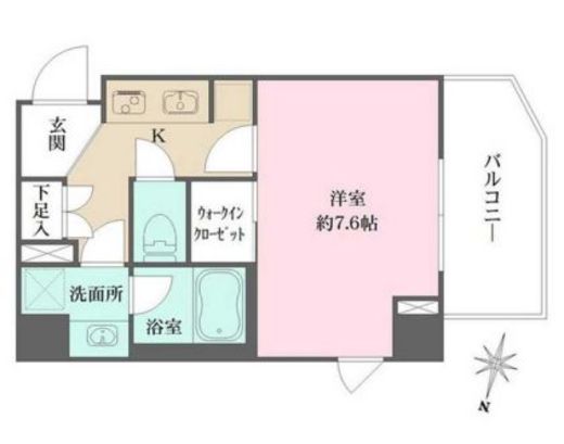 WHARF森下 (ワーフ森下) 305 間取り図