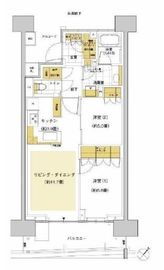 HARUMI FLAG SUN VILLAGE (晴海フラッグ サンヴィレッジ) 14階 間取り図