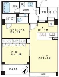 オリゾンマーレ 12階 間取り図