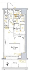 DIPS新宿御苑 802 間取り図