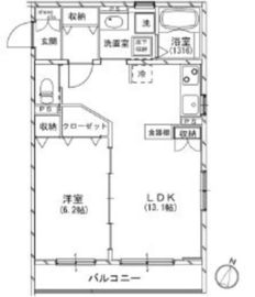 パークヴィレッジ阿佐ヶ谷 C105 間取り図