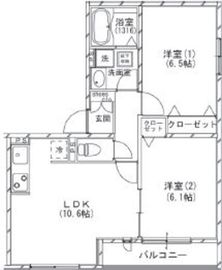 パークヴィレッジ阿佐ヶ谷 W102 間取り図