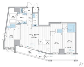 栖-すみか-浅草蔵前 1201 間取り図