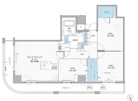 栖-すみか-浅草蔵前 1202 間取り図