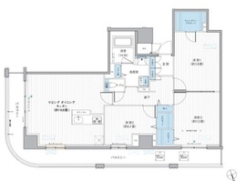 栖-すみか-浅草蔵前 1302 間取り図