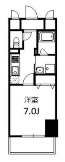 グランリドー 602 間取り図