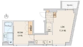 エスセナーリオ目白 2階 間取り図