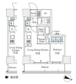 パークアクシス横浜阪東橋 309 間取り図