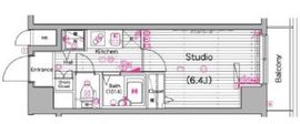 グランド・ガーラ横濱山下町 6階 間取り図