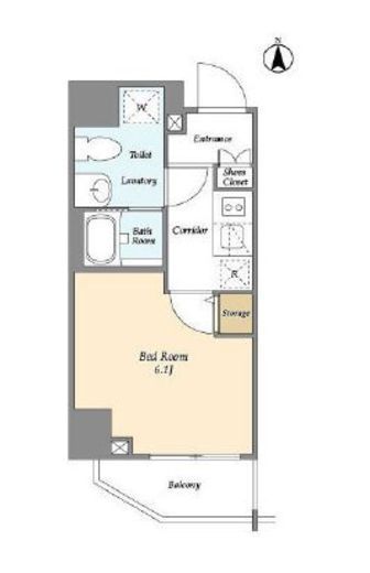 エルモサ川崎 401 間取り図