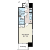 ミュプレ根岸 605 間取り図