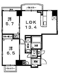 グランリドー 205 間取り図