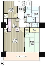 ムーンアイランドタワー 12階 間取り図