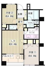 パークホームズ市ヶ谷 2階 間取り図