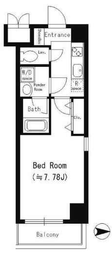 Refinado・Piso 211 間取り図