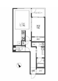 ファインレジデンス三田 4階 間取り図