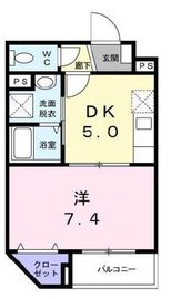 ソレイユ神楽坂 202 間取り図