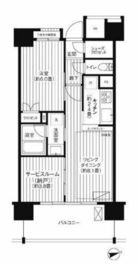 イニシア蒲田 7階 間取り図