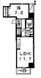 グランリドー 701 間取り図