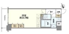 アールケープラザ横浜関内 4階 間取り図