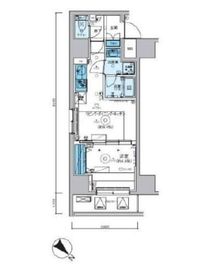 リヴシティ横濱関内弐番館 4階 間取り図