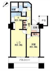 晴海ビュータワー（晴海アイランドトリトンスクエアビュータワー） 19階 間取り図