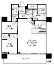 ブランズタワー大船 12階 間取り図