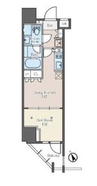 ベルファース大森South 1207 間取り図