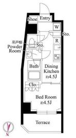 グランパセオ清澄白河Ⅱ 108 間取り図