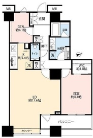 芝浦アイランド グローヴタワー 26階 間取り図