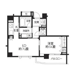 クリオ渋谷ラ・モード 106 間取り図