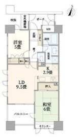 グリーンコーポ東高円寺 3階 間取り図