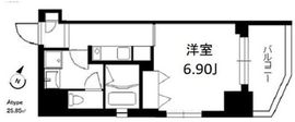 ラティエラ中野 501 間取り図