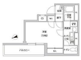 コンフォート東麻布 502 間取り図