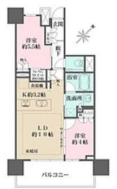ザ・パークハウス谷中道灌山テラス 10階 間取り図