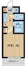 ザ・パーククロス市ヶ谷 203 間取り図