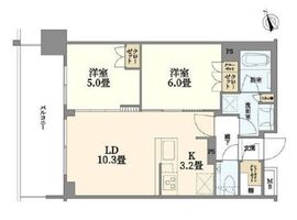 リビオタワー羽沢横浜国大 12階 間取り図