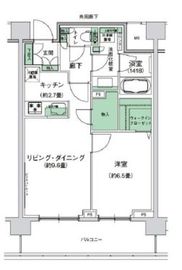 スタイリオ梶が谷 609 間取り図