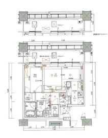 白金ザ・スカイ 15階 間取り図