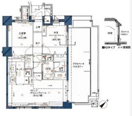 クレッセント目白 7階 間取り図