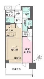 リビオタワー羽沢横浜国大 6階 間取り図