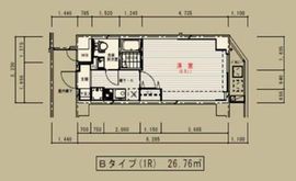 オーキッドレジデンス本駒込 203 間取り図