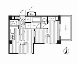 コスモ板橋本町シティフォルム 5階 間取り図