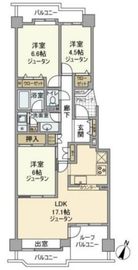 パークシティ新川崎 2階 間取り図