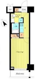 ステージグランデ茅場町 6階 間取り図
