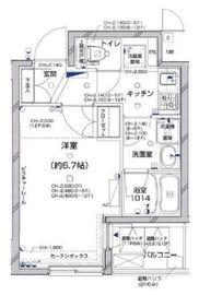 グラーサ銀座イースト 8階 間取り図