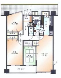 ラヴィドール本厚木サザンマーク 3階 間取り図