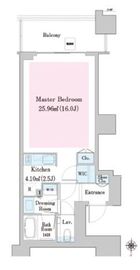 中野ステーションレジデンス 1011 間取り図