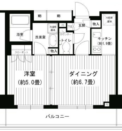 PORTO PARTIRE YOKOHAMA 4階 間取り図