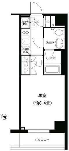PORTO PARTIRE YOKOHAMA 8階 間取り図